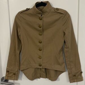 Denim Supply Ralph Lauren Women’s Military Style Jacket Size XS Tan